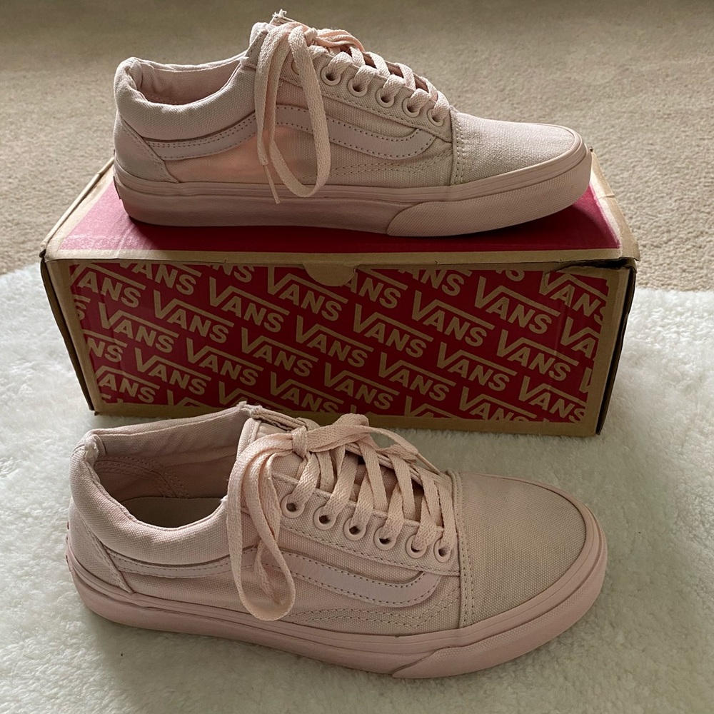 Pink Monotone Vans